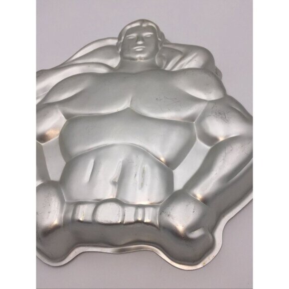 Superman DC Comics Birthday Party Cake Pan Wilton 502-1212 Instructions Vintage - Picture 6 of 12